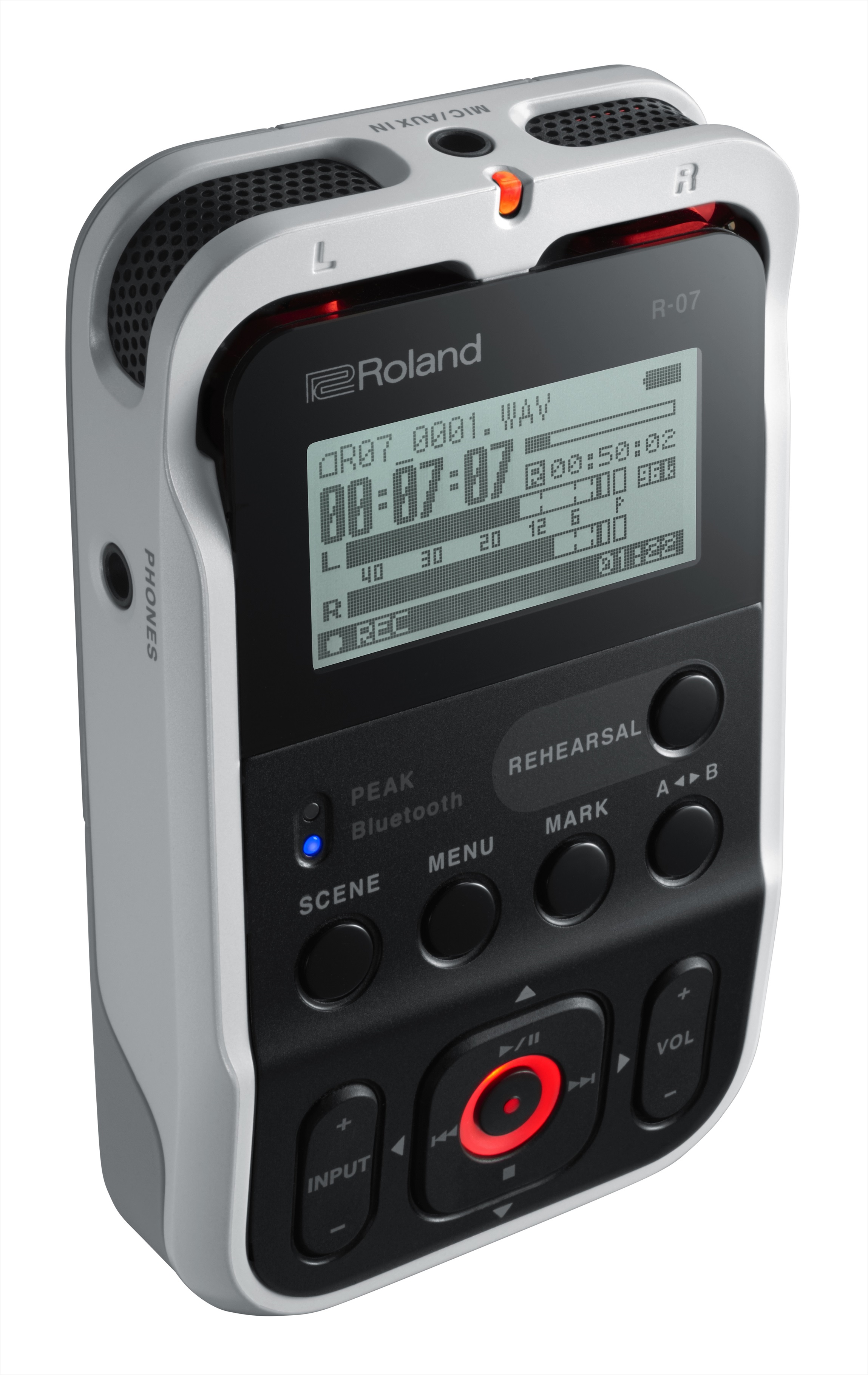 新製品情報】シンプルな操作な高音質レコーダー『Roland / R-07』登場